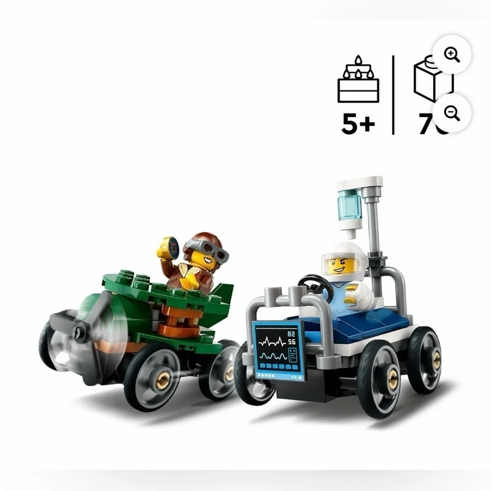 LEGO City Built For Speed Gift Set: Building Toy for Kids, Ages 5+ - 4 Sets in